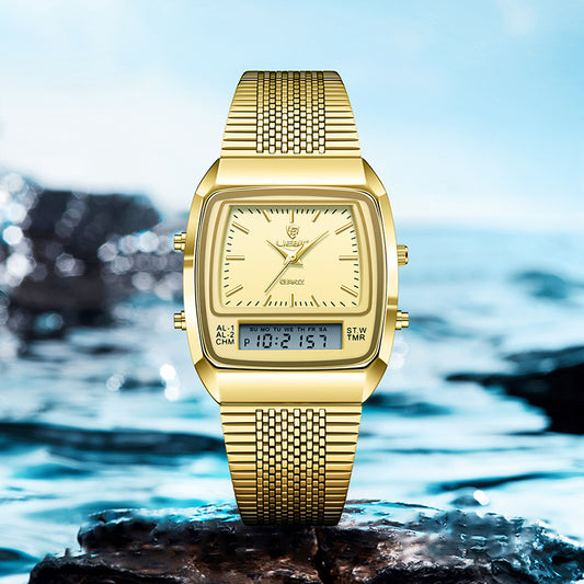 New Fashion Casual Watch Men Digital Dual Tim