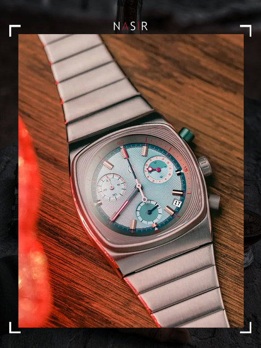 new square men's watch