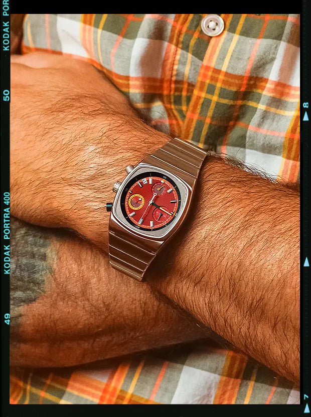 new square men's watch